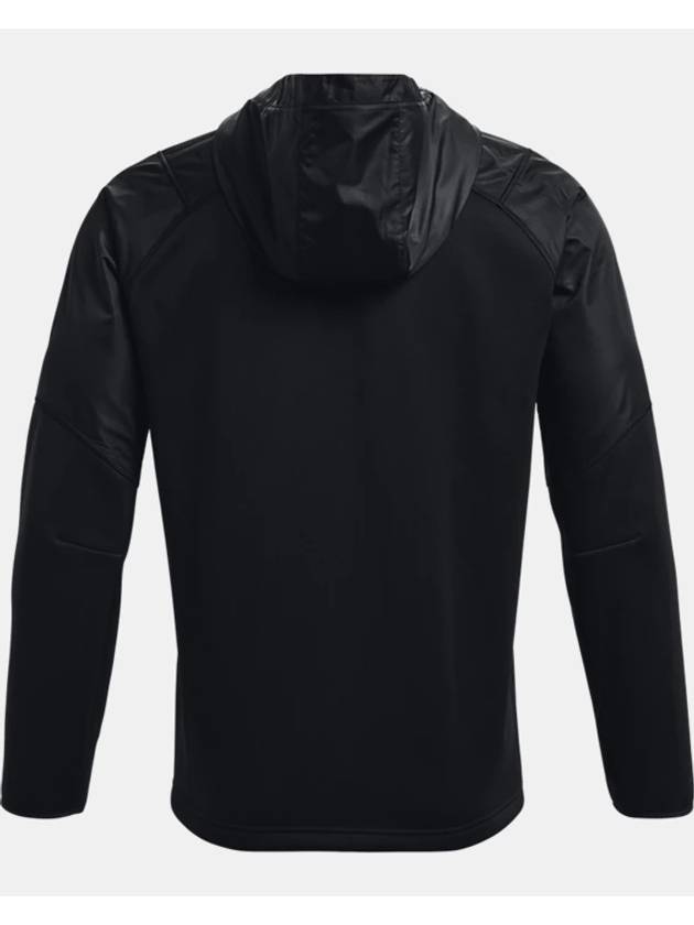 Essential Storm Sweat Zip Up Hoodie Black - UNDER ARMOUR - BALAAN 3