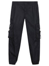 Re-Nylon Buckle Strap Pocket Track Pants Black - PRADA - BALAAN 2