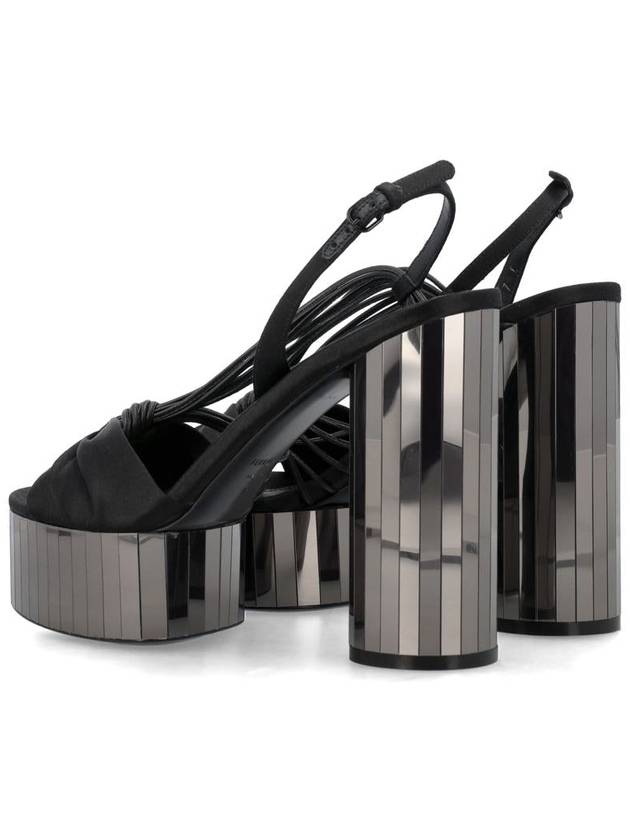 Salvatore Ferragamo Platform Sandal With Mirrored Heel - SALVATORE FERRAGAMO - BALAAN 4