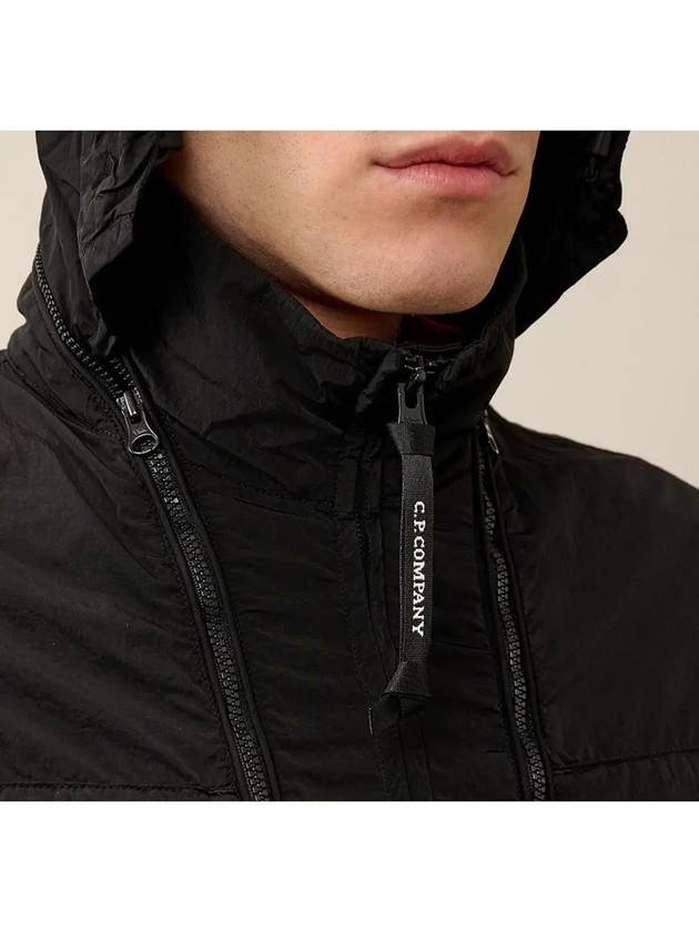 Men's Chrome-R Zip-Up Jacket Black - CP COMPANY - BALAAN 6