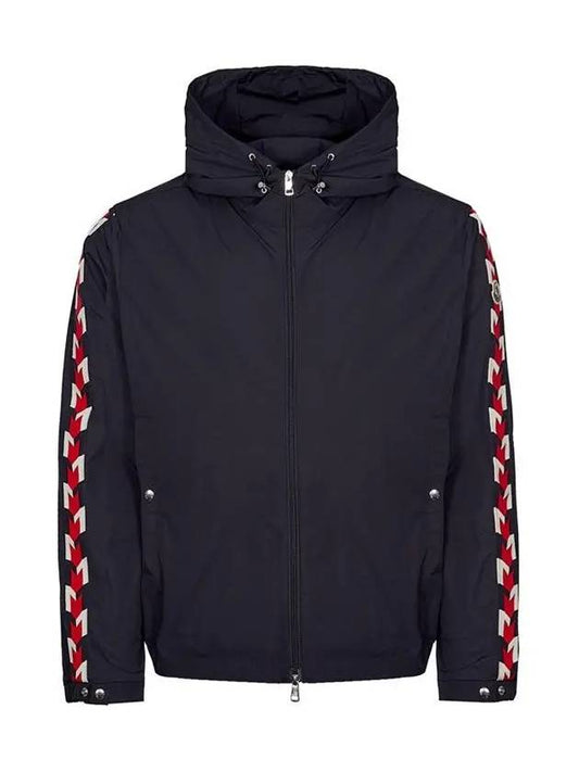 24SS MOYSE logo patch hooded jacket J1 091 1A000 47 54A91 74S - MONCLER - BALAAN 1