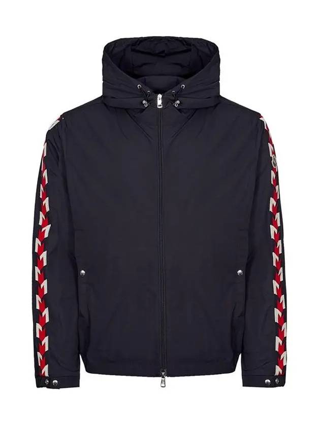 Moyse Logo Zip-Up Hoodie Navy - MONCLER - BALAAN 2