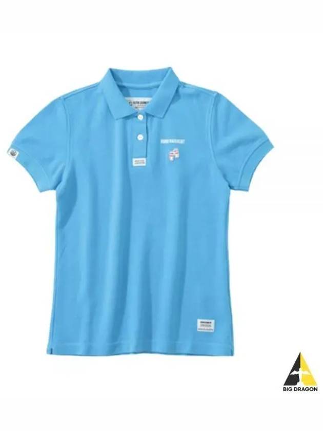 Golf Wear Women s Short Sleeve T Shirt HCW 2A AP01 SKYBLUE - HORN GARMENT - BALAAN 1