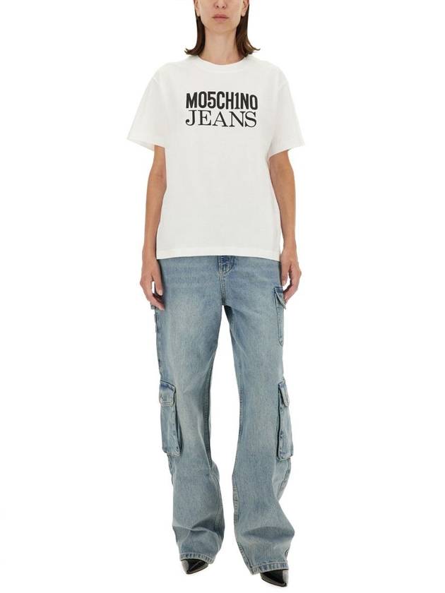 Moschino Jeans T-Shirt With Logo - MOSCHINO - BALAAN 2