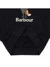 Logo Print Sweatshirt Black - BARBOUR - BALAAN 9