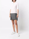 FKP069A Mrs Tom logo diagonal armband short sleeve polo knit - THOM BROWNE - BALAAN 2