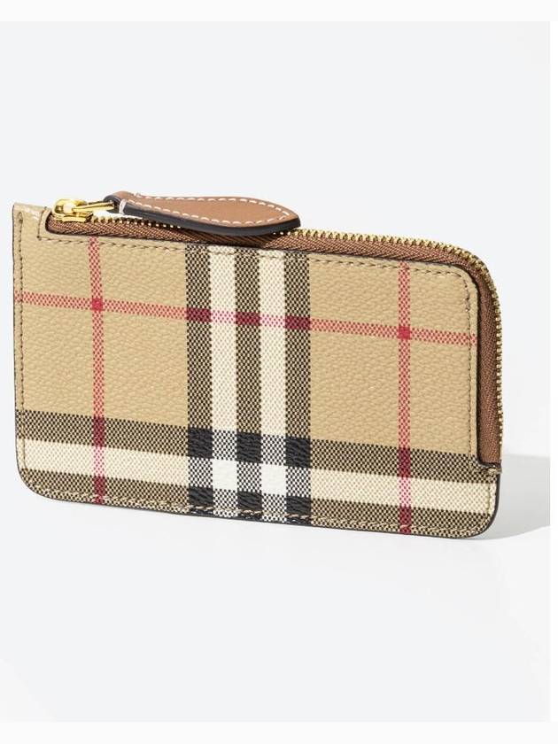 Check Card Wallet Archive Beige - BURBERRY - BALAAN 2