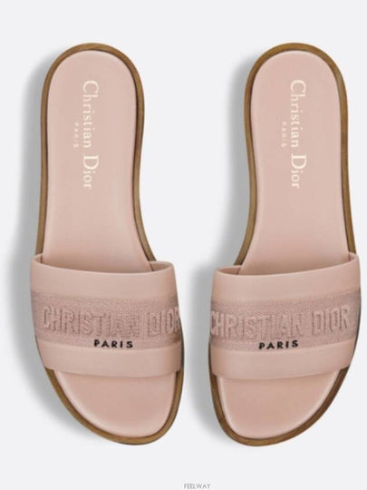 Dway Calfskin Slippers Nude - DIOR - BALAAN 2