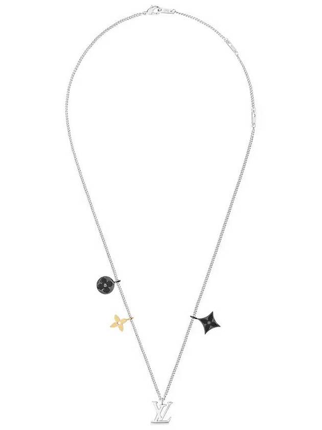 LV Instinct Pendant Necklace Silver - LOUIS VUITTON - BALAAN 5