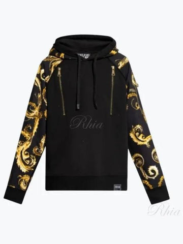 Chromo Couture Regular Fit Hoodie 77GAI308 FS161 G89 - VERSACE - BALAAN 1