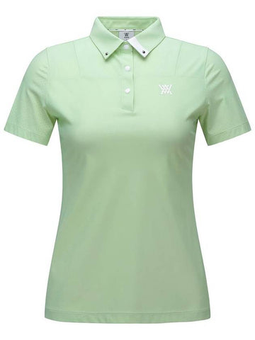 WOMEN COLLAR POINT BACK VENTILATION SHORT T SHIRTLN - ANEWGOLF - BALAAN 1