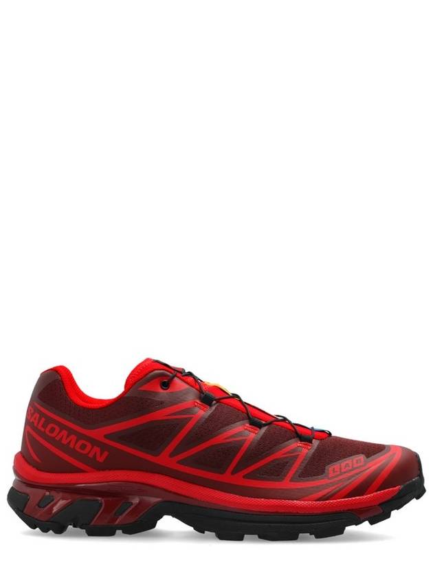 XT 6 lace up low top sneakers red - SALOMON - BALAAN 1