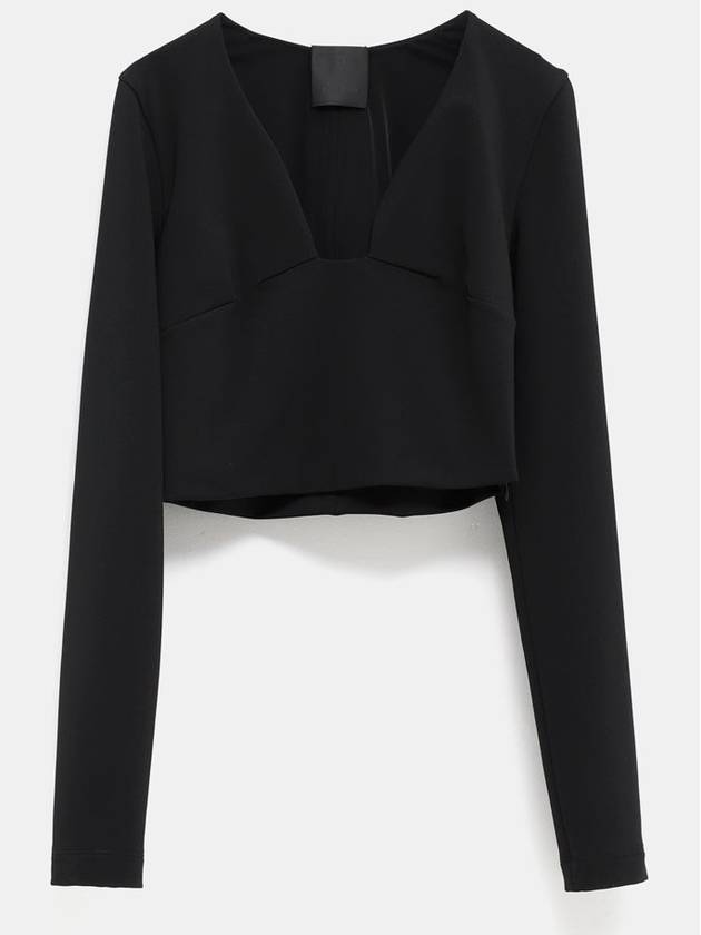 Long Sleeves Cropped Top - GIVENCHY - BALAAN 1