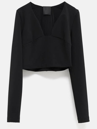 Long Sleeves Cropped Top - GIVENCHY - BALAAN 1