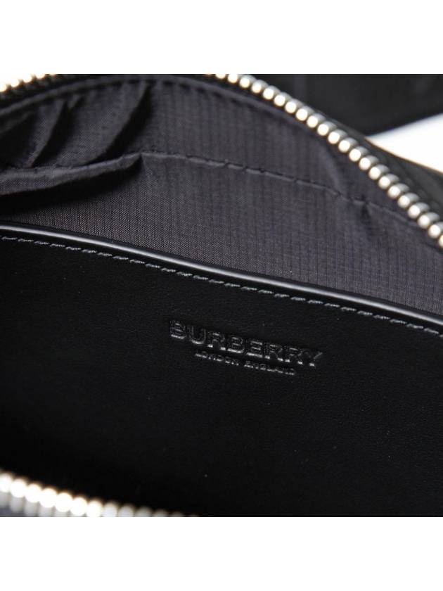 Logo Print Nylon Crossbody Bag Black - BURBERRY - BALAAN 7