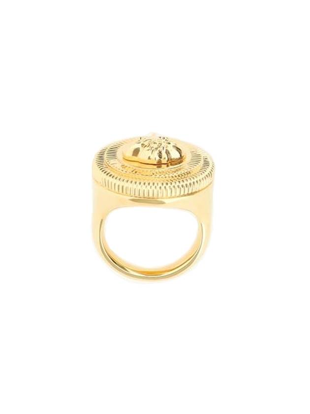 Medusa Biggie Ring Gold - VERSACE - BALAAN.