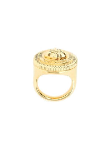 Medusa Biggie Ring Gold - VERSACE - BALAAN.