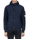 Light Soft Shell R E Dye Technology In Recycled Polyester Hooded Jacket Black - STONE ISLAND - BALAAN 2