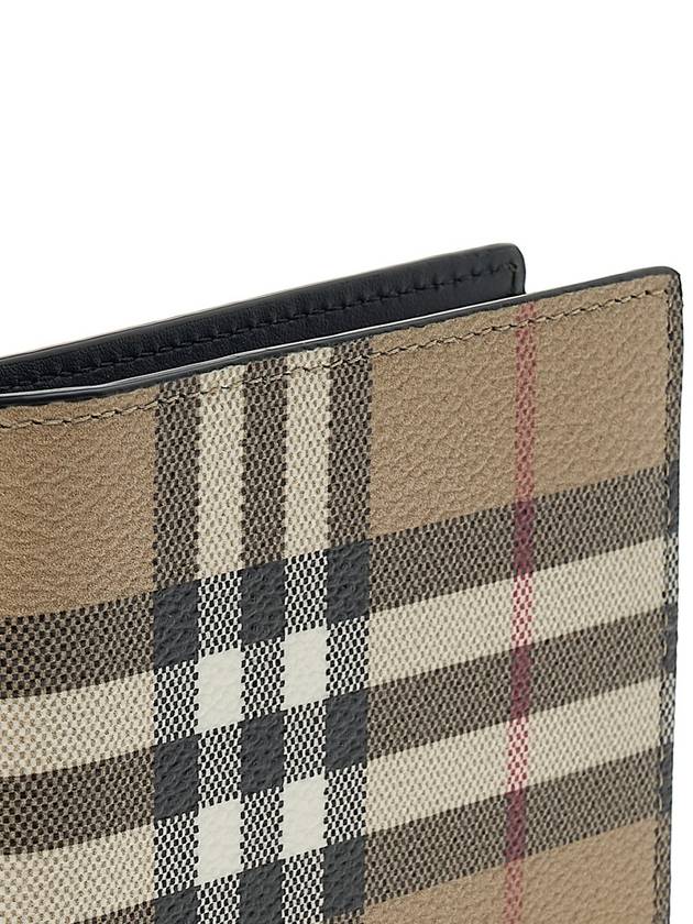 Vintage Check Slim Half Wallet Beige - BURBERRY - BALAAN 7