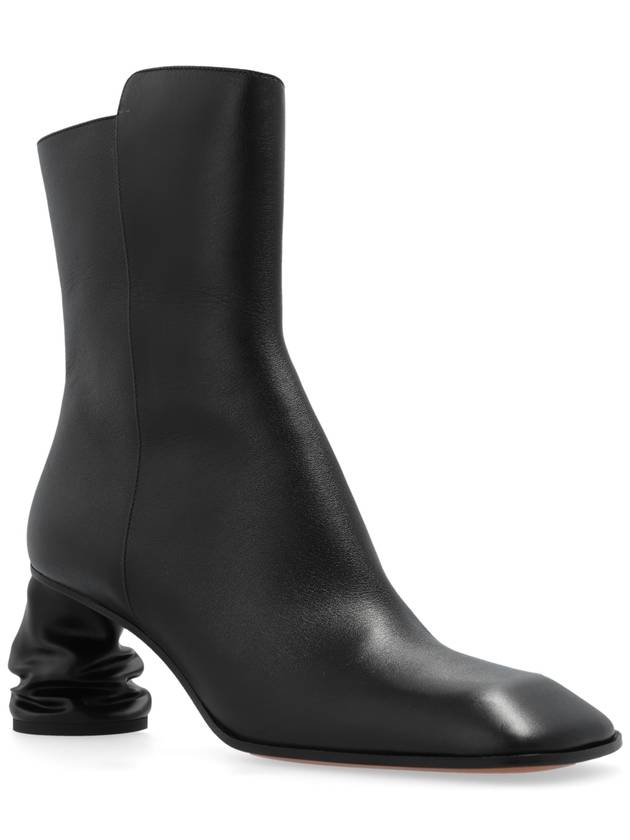 Alexander McQueen Heeled Ankle Boots, Women's, Black - ALEXANDER MCQUEEN - BALAAN 4