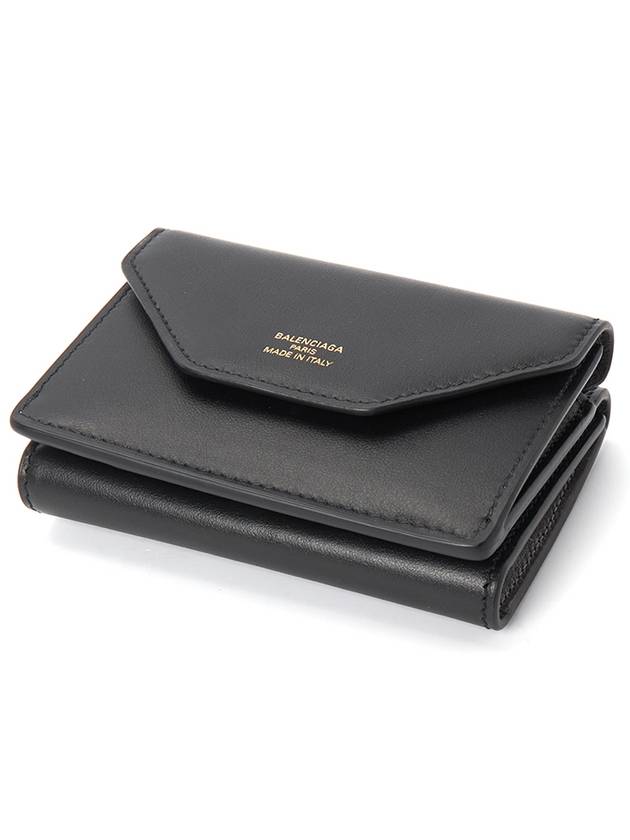 Envelope Embossed Logo Card Wallet Black - BALENCIAGA - BALAAN 4