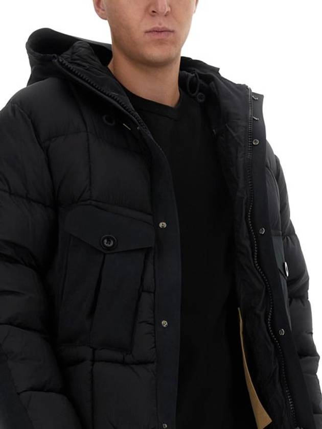 Tempest Combo Down Jacket Black - TEN C - BALAAN 5