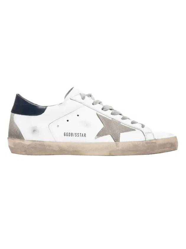 Men's Navy Tab Superstar Low Top Sneakers White - GOLDEN GOOSE - BALAAN 1