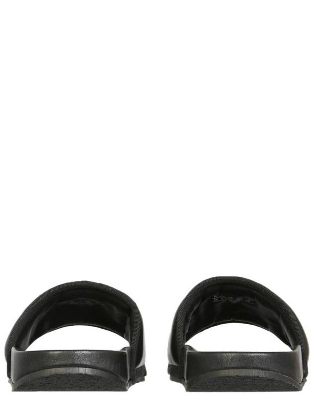 Men's Logo Padded Slippers Black - AMBUSH - BALAAN 4