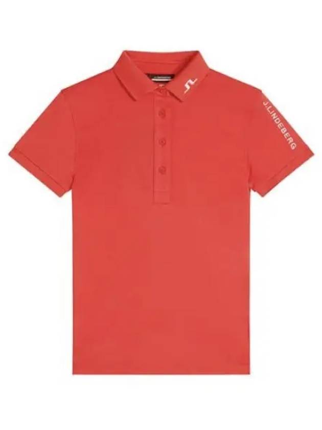 Tour Tech Short Sleeve Polo Shirt Red - J.LINDEBERG - BALAAN 2