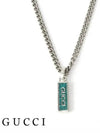 Enamel Pendant Necklace Silver YBB678714001 - GUCCI - BALAAN 2