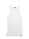 Men's Cotton Modal Blend Sleeveless White - TOM FORD - BALAAN.