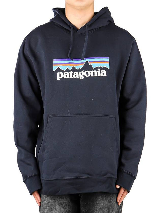 P 6 Logo Uprisal Hoodie Navy - PATAGONIA - BALAAN.