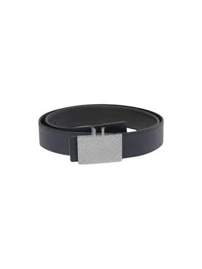 Oblique Buckle Reversible Leather Belt Black - DIOR - BALAAN 2