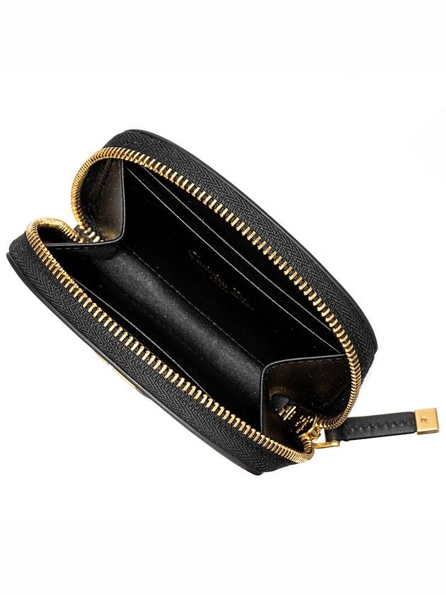 30 Montaigne Avenue Small Coin Purse Black - DIOR - BALAAN 5