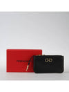 Gancini Leather Coin Key Holder Black - SALVATORE FERRAGAMO - BALAAN 3