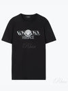 Men's La Greca Logo Short Sleeve T-Shirt Black - VERSACE - BALAAN 2