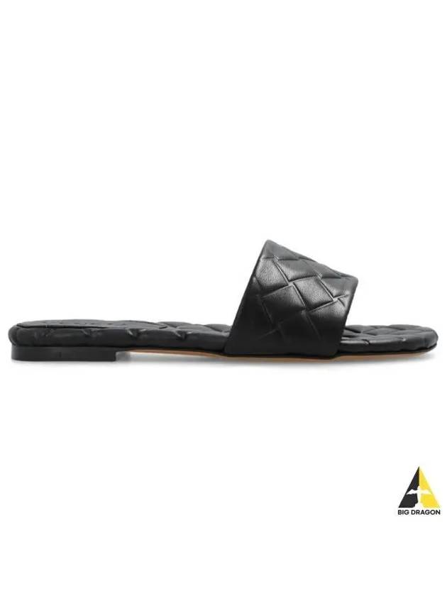 Flat Amy Slippers Black - BOTTEGA VENETA - BALAAN 2