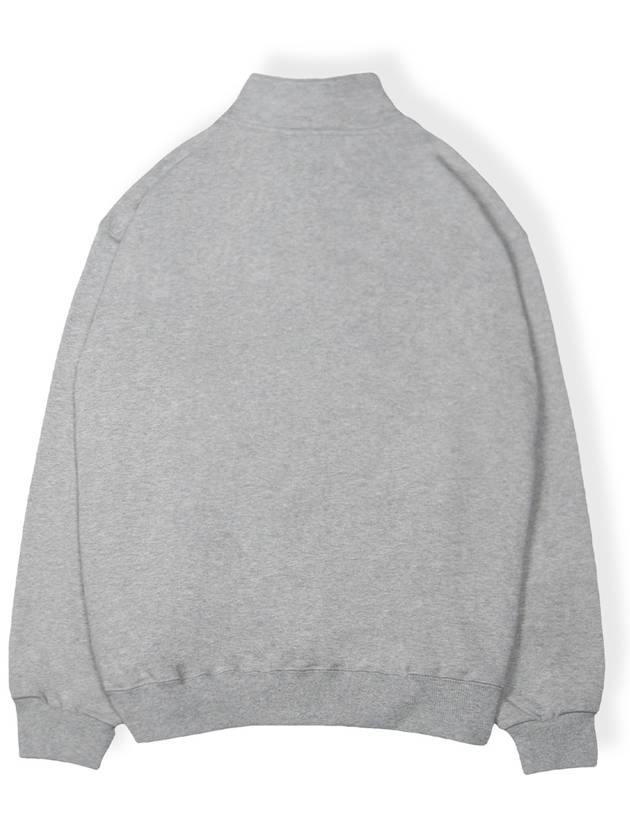 Overfit Flame Half Zip-up Gray - FOREEDCLUB - BALAAN 3