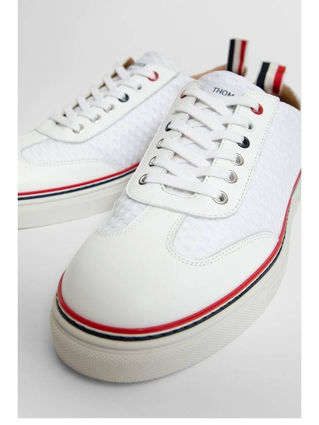 Men's Heavy Athletic Low Top Sneakers White - THOM BROWNE - BALAAN 8