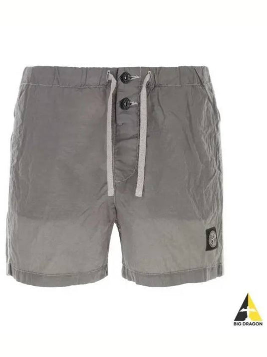 Swimming Nylon Trunk Shorts Grey - STONE ISLAND - BALAAN 2