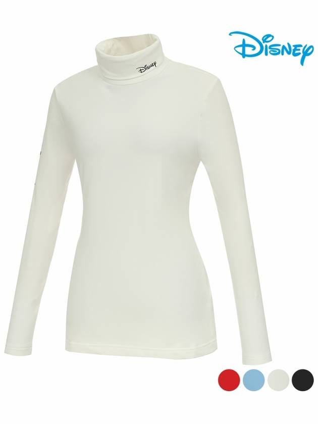 Women s Turtleneck Brushed Long Sleeve T Shirt DL3LTS081 - DISNEY GOLF - BALAAN 2