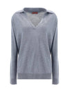 Extra Fine Wool Polo Shirt Grey - GUCCI - BALAAN 2