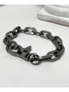 11mm round chain link braceletdark silver silver - BLESSED BULLET - BALAAN 1