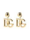 DG Logo Clip On Earrings Gold - DOLCE&GABBANA - BALAAN 3