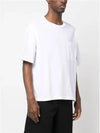 Pink Label Crew Neck Short Sleeve T-Shirt White - ACNE STUDIOS - BALAAN 4