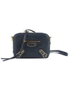 Metal Reporter Mini Cross Bag Navy - BALENCIAGA - BALAAN 4