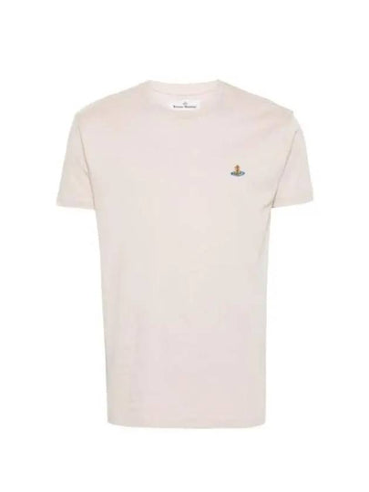 ORB Logo Cotton Short Sleeve T-Shirt Birch - VIVIENNE WESTWOOD - BALAAN 2