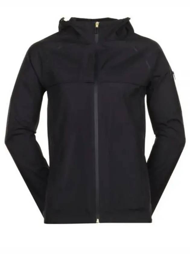 Logo Patch Hooded Jacket Black - HUGO BOSS - BALAAN 2