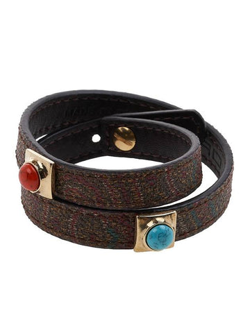 Crown Me Paisley Bracelet Brown - ETRO - BALAAN 1