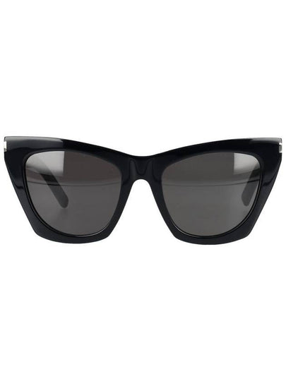 Eyewear SL214 001 New Wave Kate Cats Eye Sunglasses Black - SAINT LAURENT - BALAAN 2